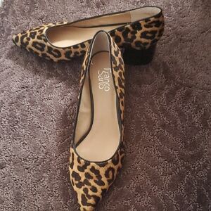 Franco Sarto Leopard Print Heels